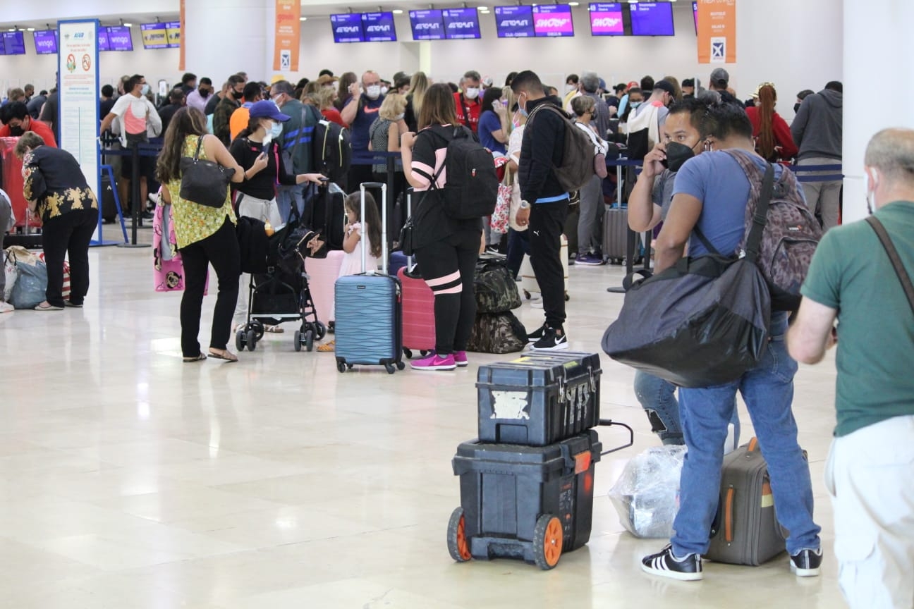 Aeropuerto de Cancún supera los 500 vuelos programados: VIDEO