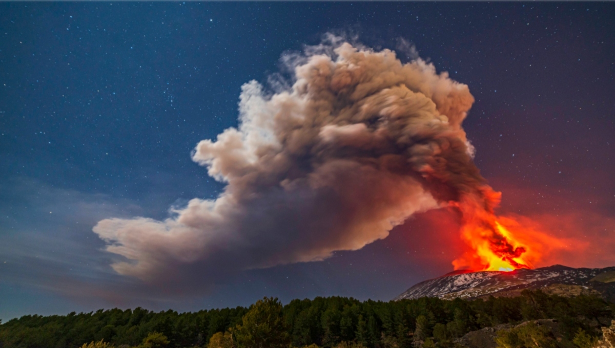 Así fue la erupción del volcán Etna en Italia: FOTOS