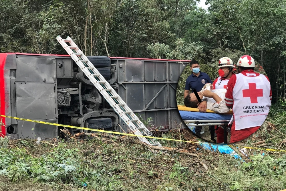 Leonardo 'P.' fue uno de los sobrevivientes a la volcadura del ADO en la carretera Cancún-Mérida y que permanece en calidad de detenido