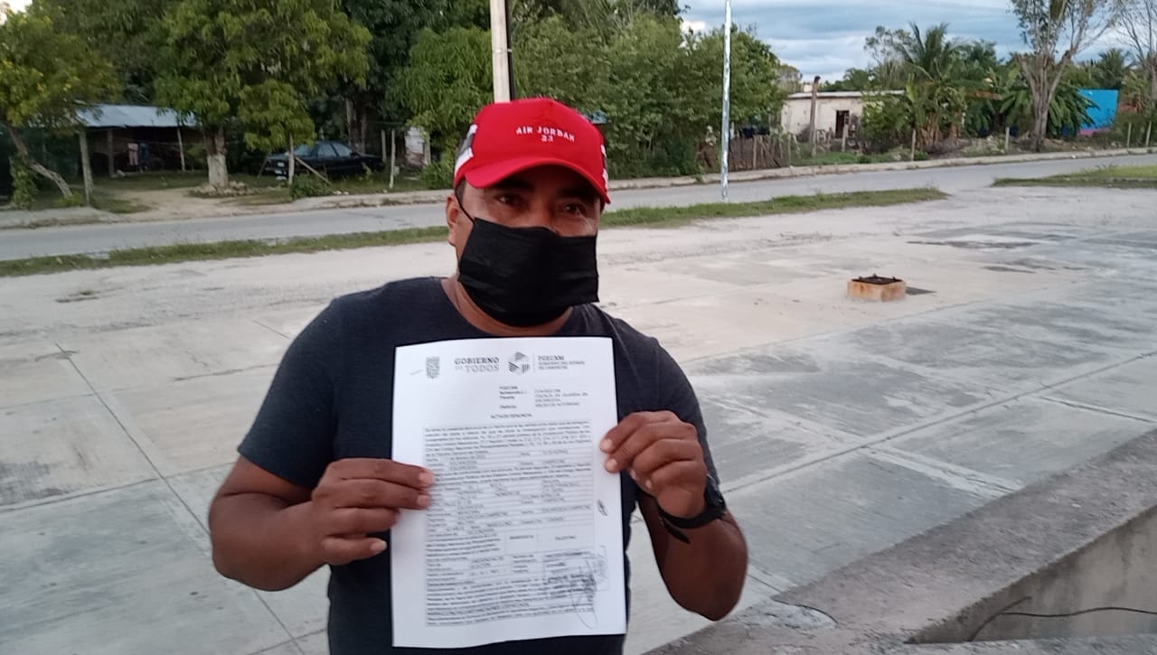 El agraviado indicó que policías de Campeche le pidieron tres mil pesps para no llevarse su coche al corralón