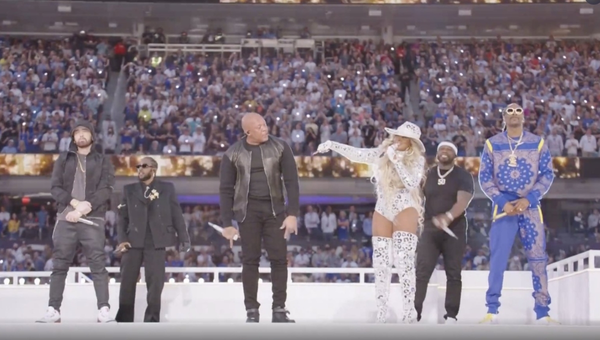 Super Bowl 2022: Cinco leyendas del Hip-hop hacen vibrar el show de medio tiempo