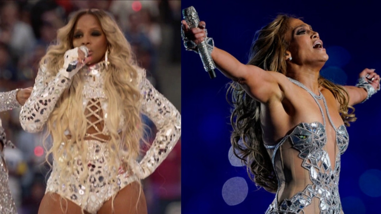 ¿Mary J. Blige copió el outfit de Jenifer López en el Super Bowl LIV?