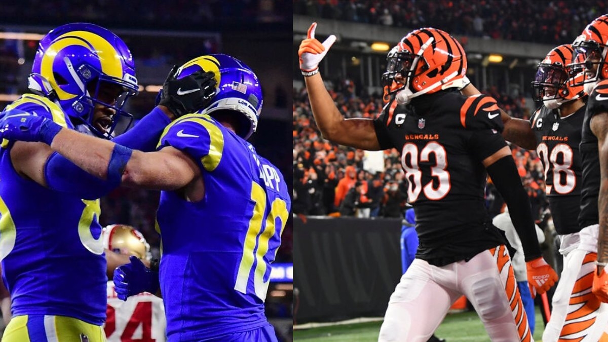 Los Angeles Rams y Cincinnati Bengals se enfrentan en el SoFi Stadium por el título del Vince Lombardi en el Super Bowl LVI,