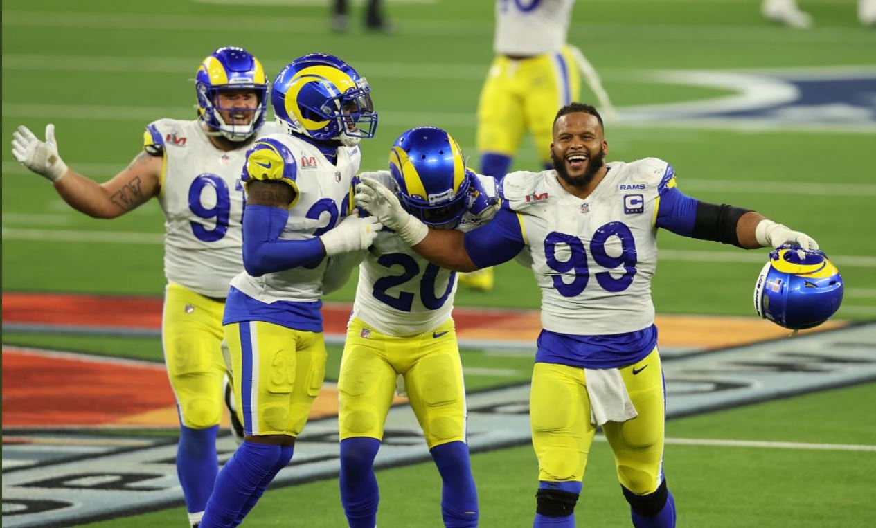 Los Ángeles Rams se coronan campeones 2022 de la NFL. Foto: Especial