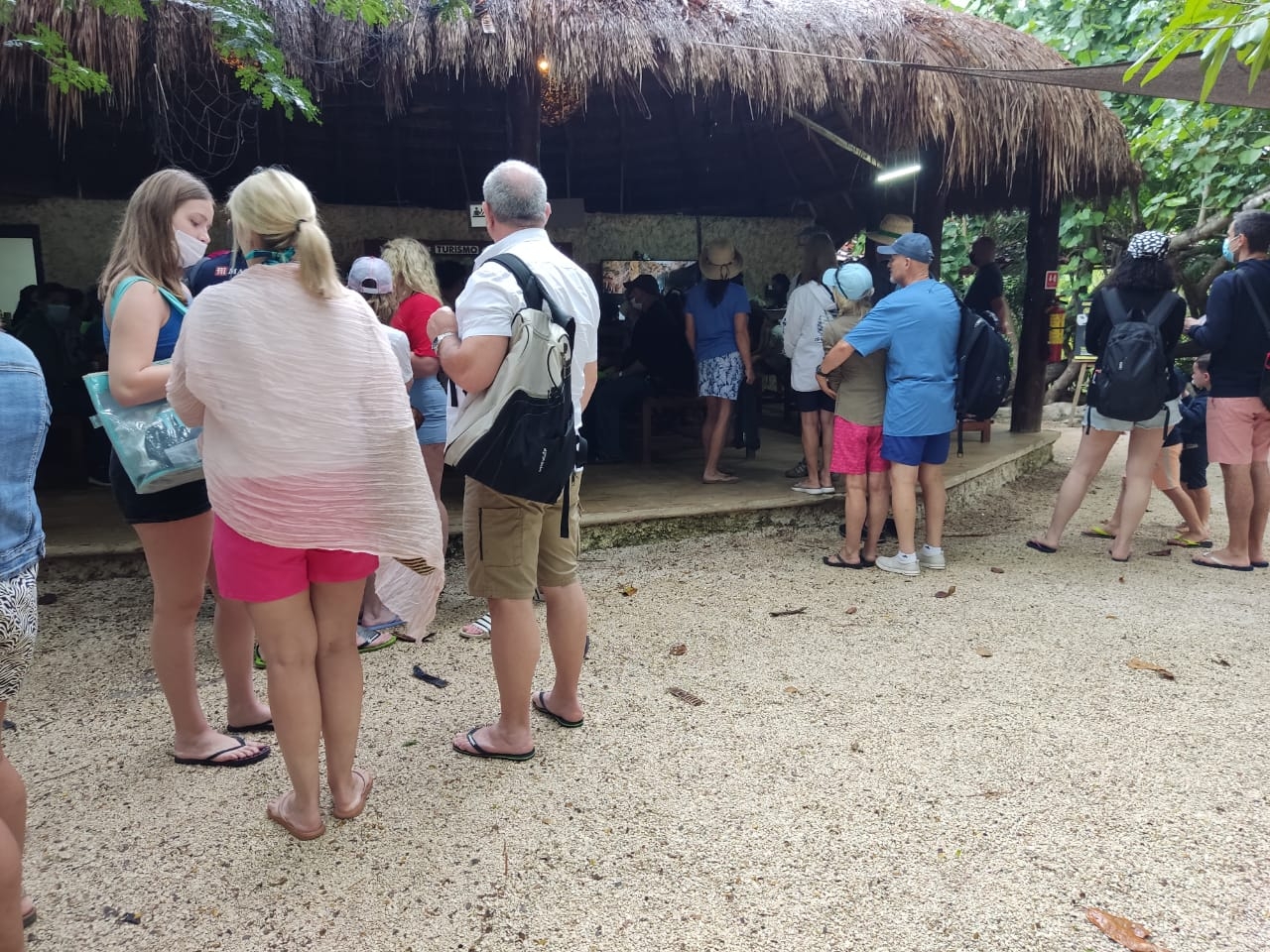 Los turistas estadounidenses son mayoría en el lugar