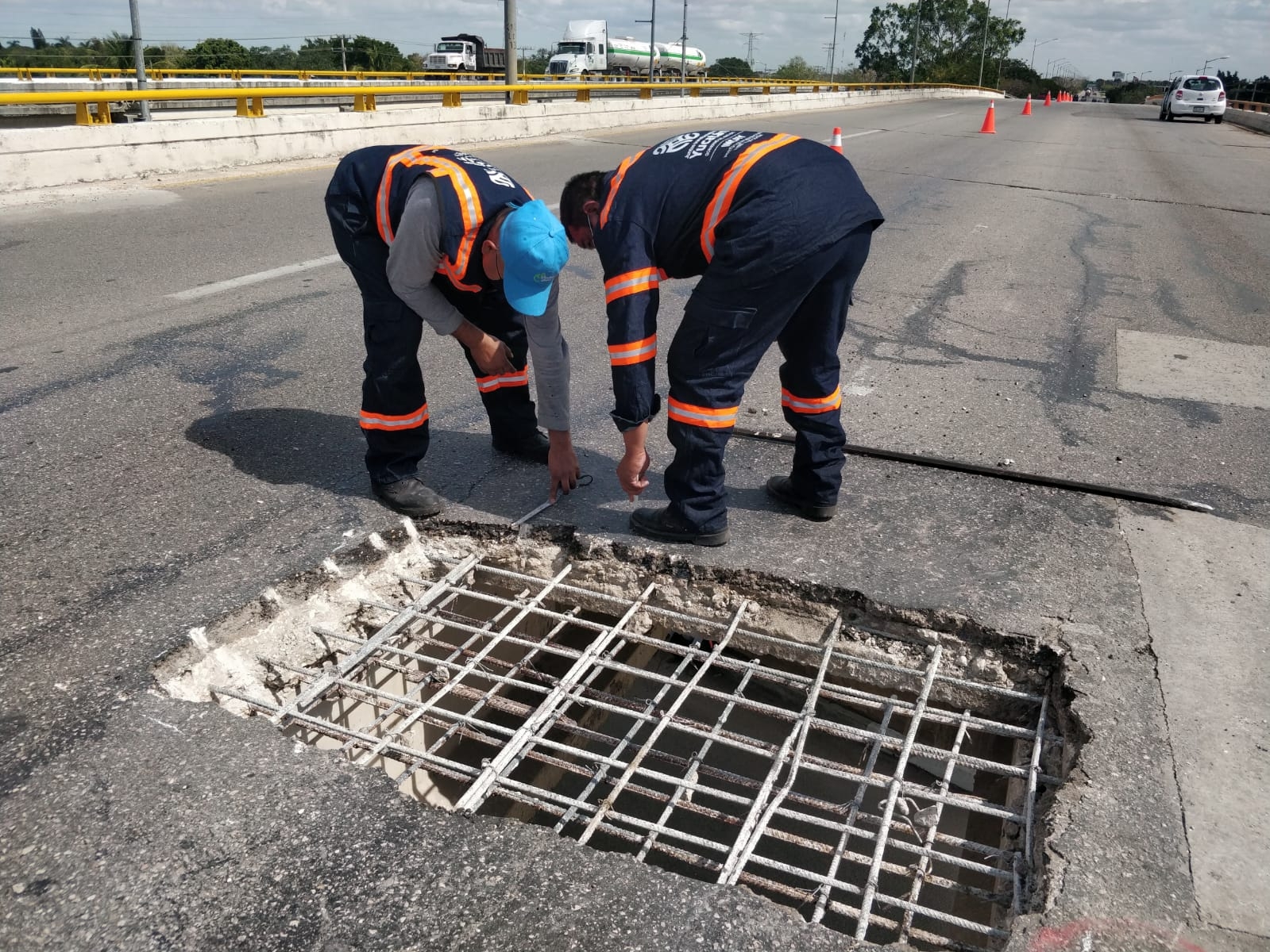 Cierran tramo del Periférico de Mérida por trabajos de rehabilitación