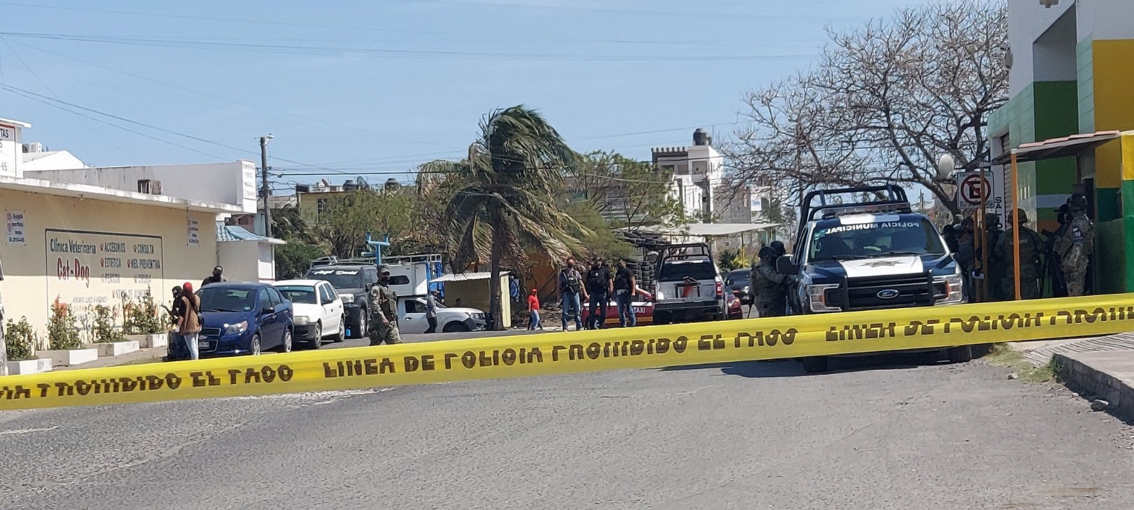 La policía se movilizó rápidamente para detener a los responsables