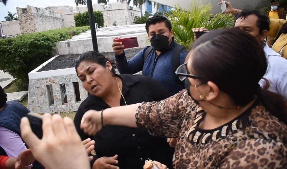 Mujer golpeada en el Congreso de Campeche renuncia a la resistencia civil