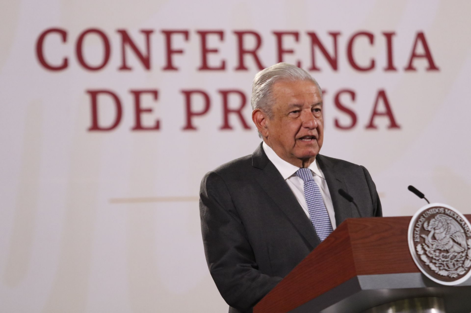 El presidente Andrés Manuel López Obrador lamentó el deceso de Agustín Rodríguez Fuentes, quien fuera secretario general del STUNAM