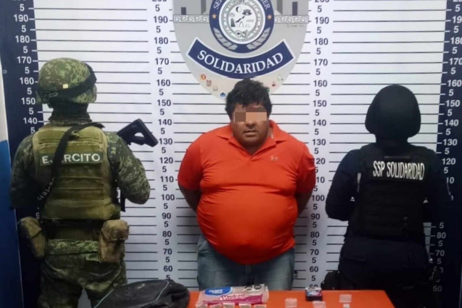 El hombre originario de Veracruz fue llevado a la Fiscalía General de Quintana Roo para definir su situación legal