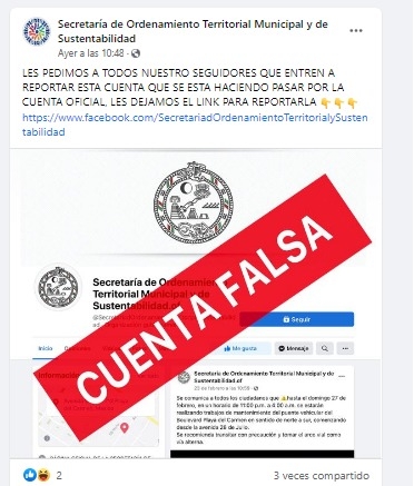 Crean cuenta falsa de Facebook del Ayuntamiento de Solidaridad; piden denunciarla