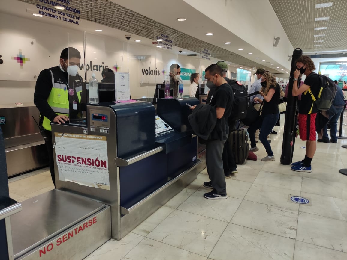 Aeropuerto de Mérida inicia el 'lunes de carnaval' con 25 vuelos matutinos