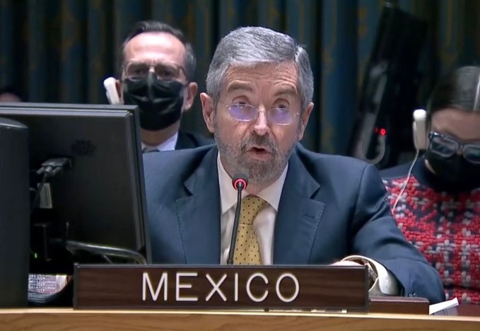 México presenta resolución ante la ONU a favor de garantizar la ayuda humanitaria en Ucrania