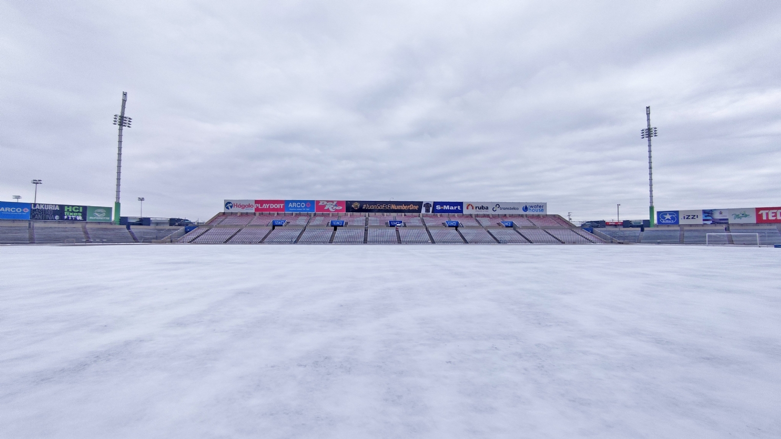 Así se ve el estadio de Juárez en días previos al juego cancelado