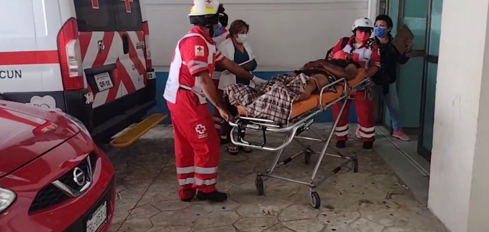 Estos son los heridos del ADO que fueron trasladados a Playa del Carmen