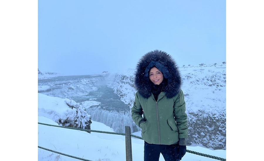 Grettell Valdez viajó junto a su hijo y amigos a Islandia. Foto: Instagram