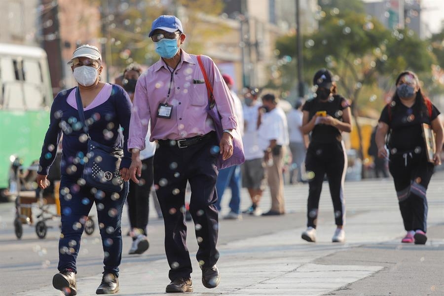 Las restricciones ante la cuarta ola en México fueron mínimas. Foto: EFE/Isaac Esquivel