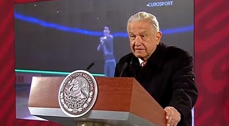 AMLO felicita a Donovan Carrillo por la  final del patinaje artístico en Beijing 2022