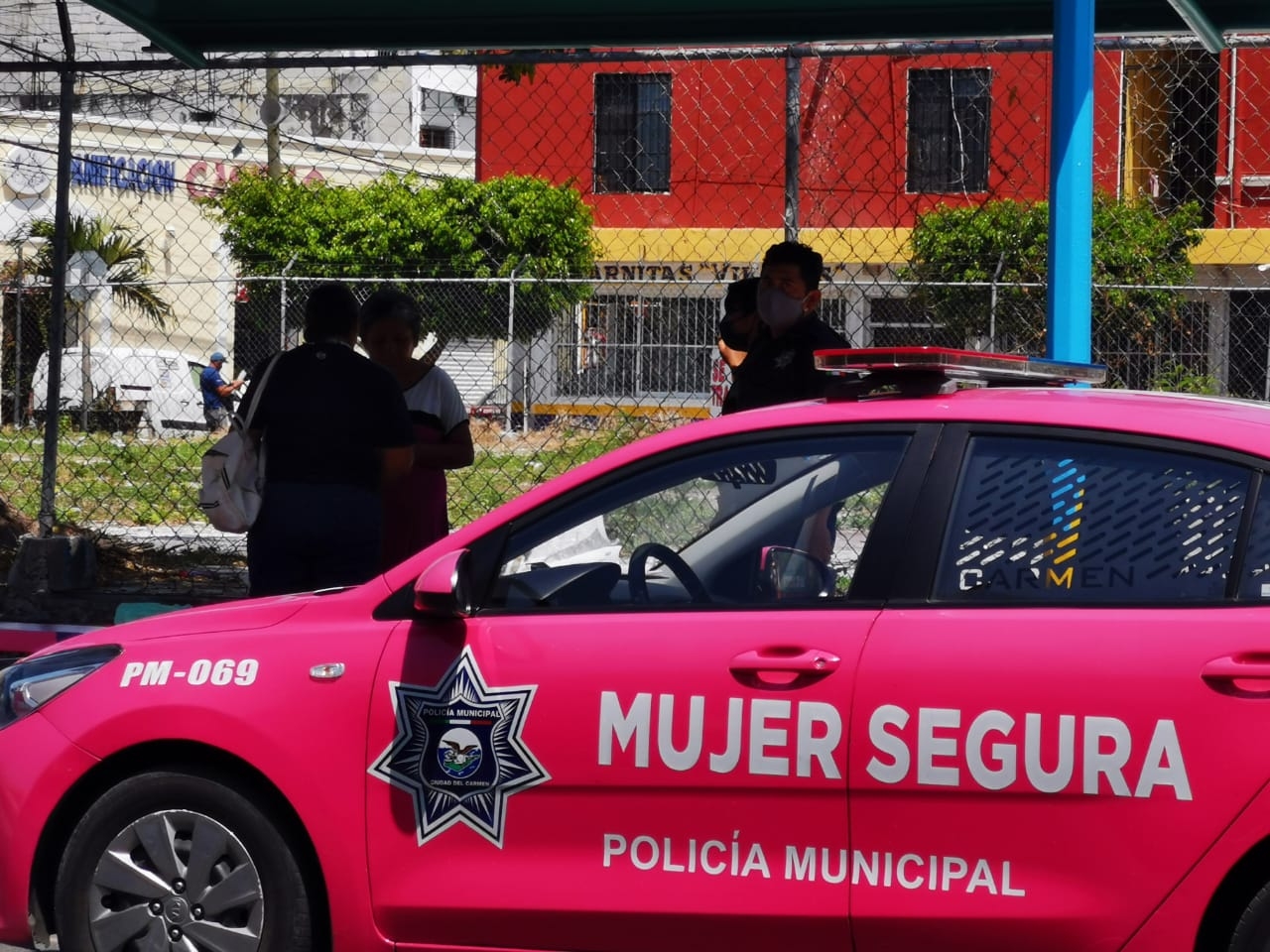 La policía llegó a la zona