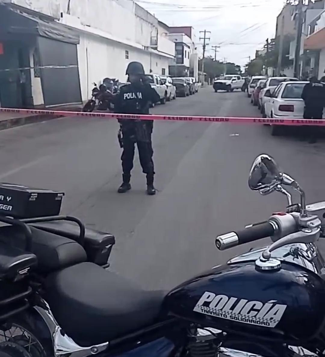 Los policías acordonaron la zona