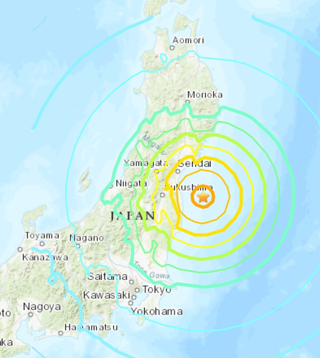 Fukushima fue la ciudad más afectada por el movimiento telúrico