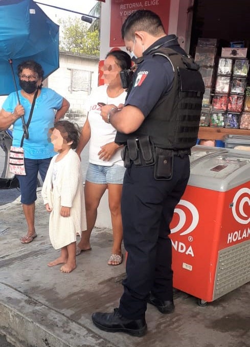 Hallan a niño de 3 años deambulando por las calles de Cozumel