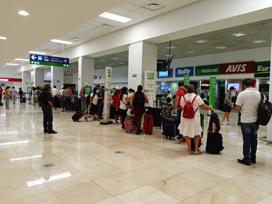 asta el momento, no se registran cancelaciones en el aeropuerto de Mérida