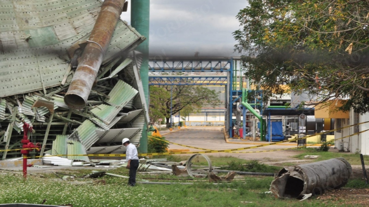 CFE investiga colapso en la termoeléctrica de Mérida