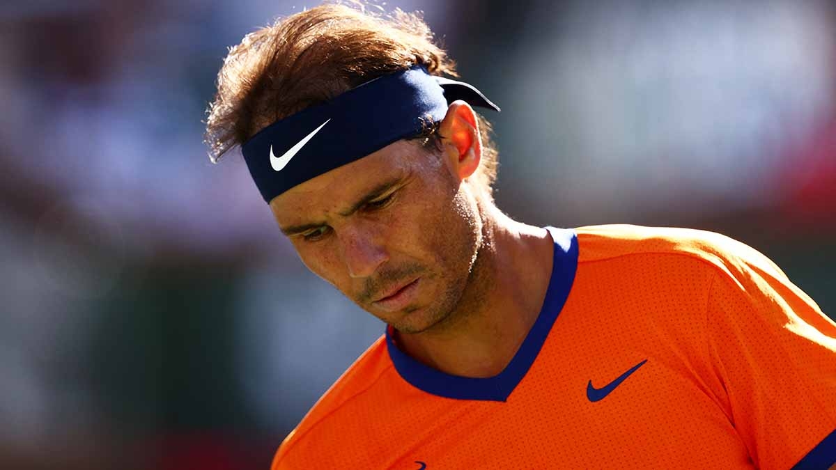 Rafael Nadal sufrió una lesión que lo dejará fuera de acción al menos 4 semanas