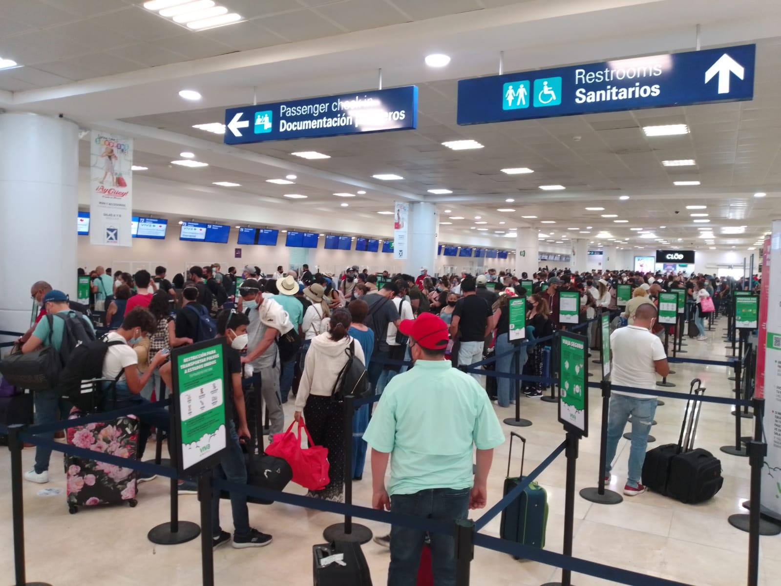 Aeropuerto de Cancún registra dos vuelos a EU cancelados este viernes: VIDEO