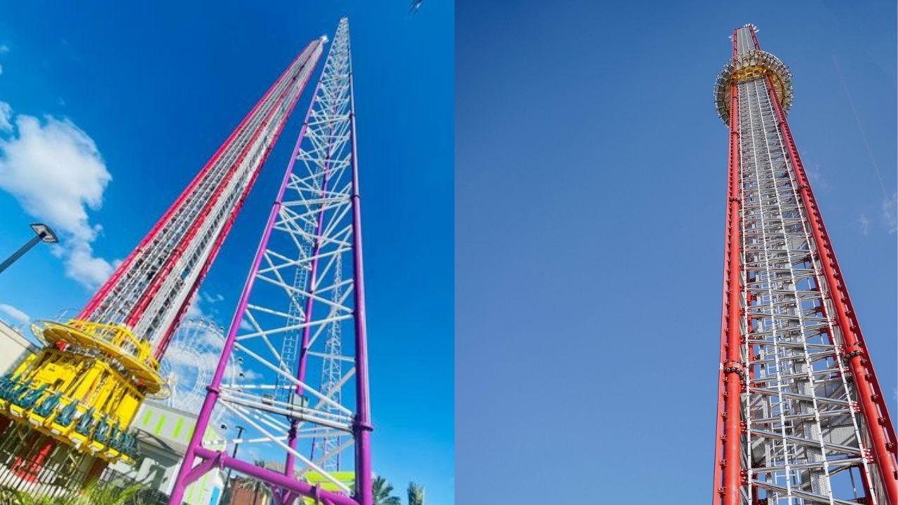 El Orlando Free Fall es promocionado como la torre de caída libre más alta del mundo