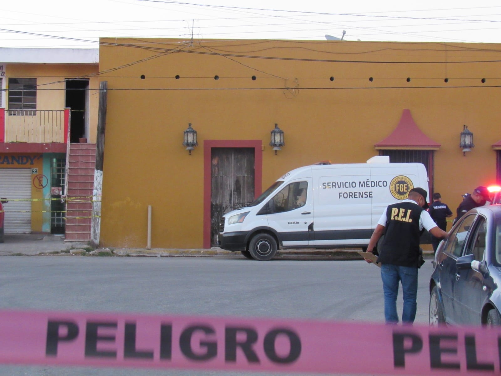 Los forenses llegaron al lugar