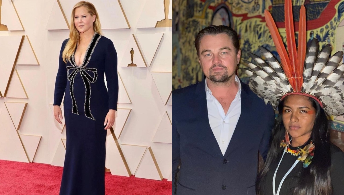 Amy Schumer se burla de DiCaprio por su contribución contra el cambio climático en los Premios Oscar