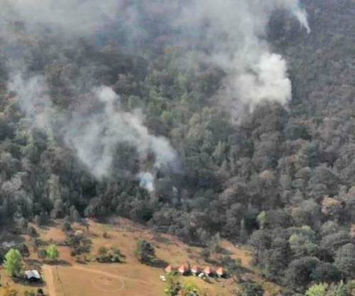 El incendio forestal ha acabado con cientos de hectáreas