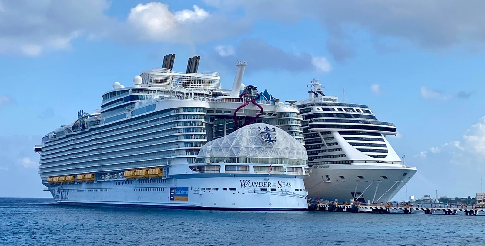 Cozumel es uno de los principales receptores de cruceros en Quintana Roo, y se espera tener más de 20 barco esta semana