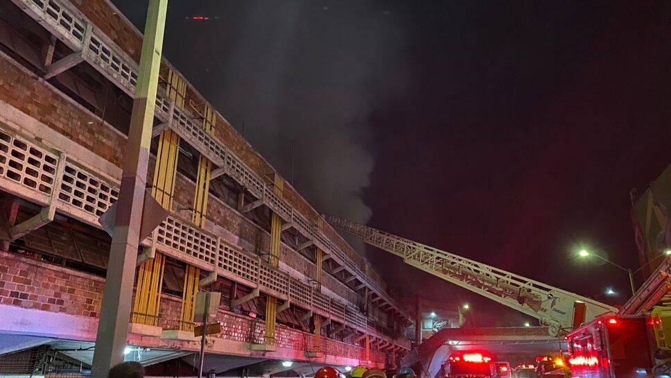 El área más afectada por el incendio en el mercado fue la de la comida, pues se estima que el siniestro comenzó en este lugar