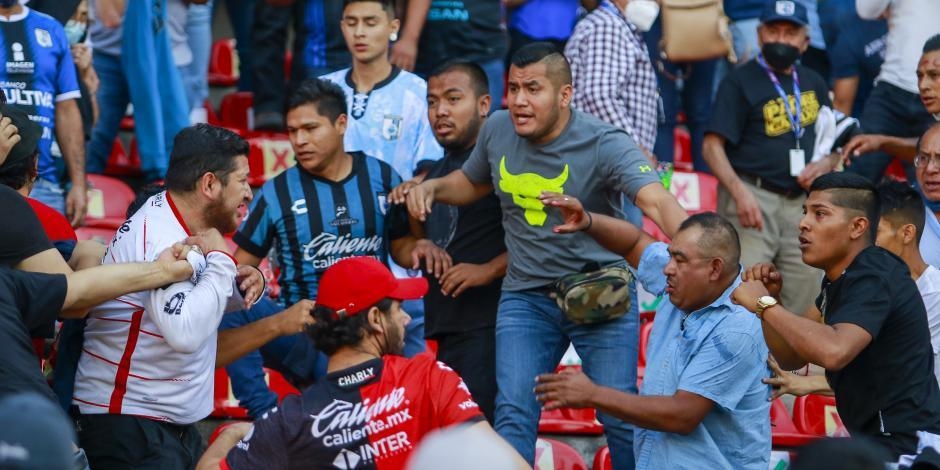 Dan alta médica a 7 personas heridas tras riña en La Corregidora