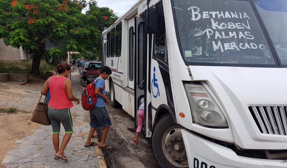 En Campeche será gratis el transporte público para mujeres este martes