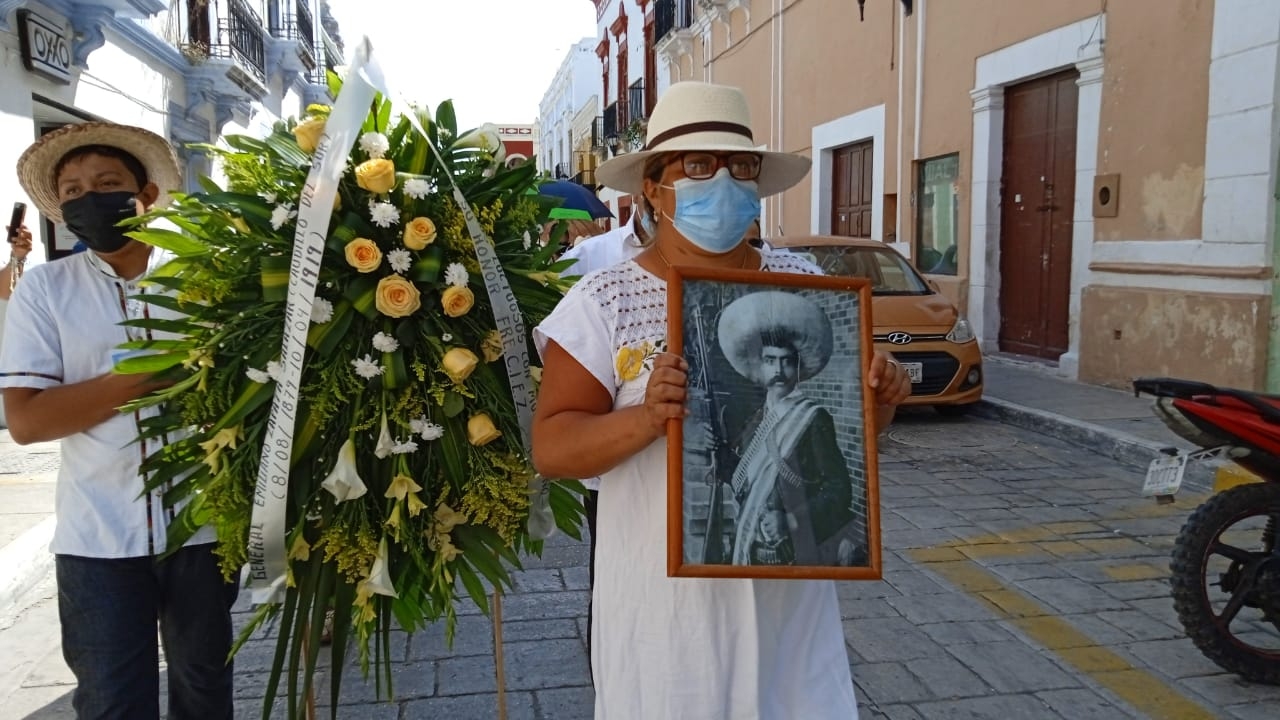 Freciez en Campeche recuerda a Emiliano Zapata a más de un siglo de su muerte