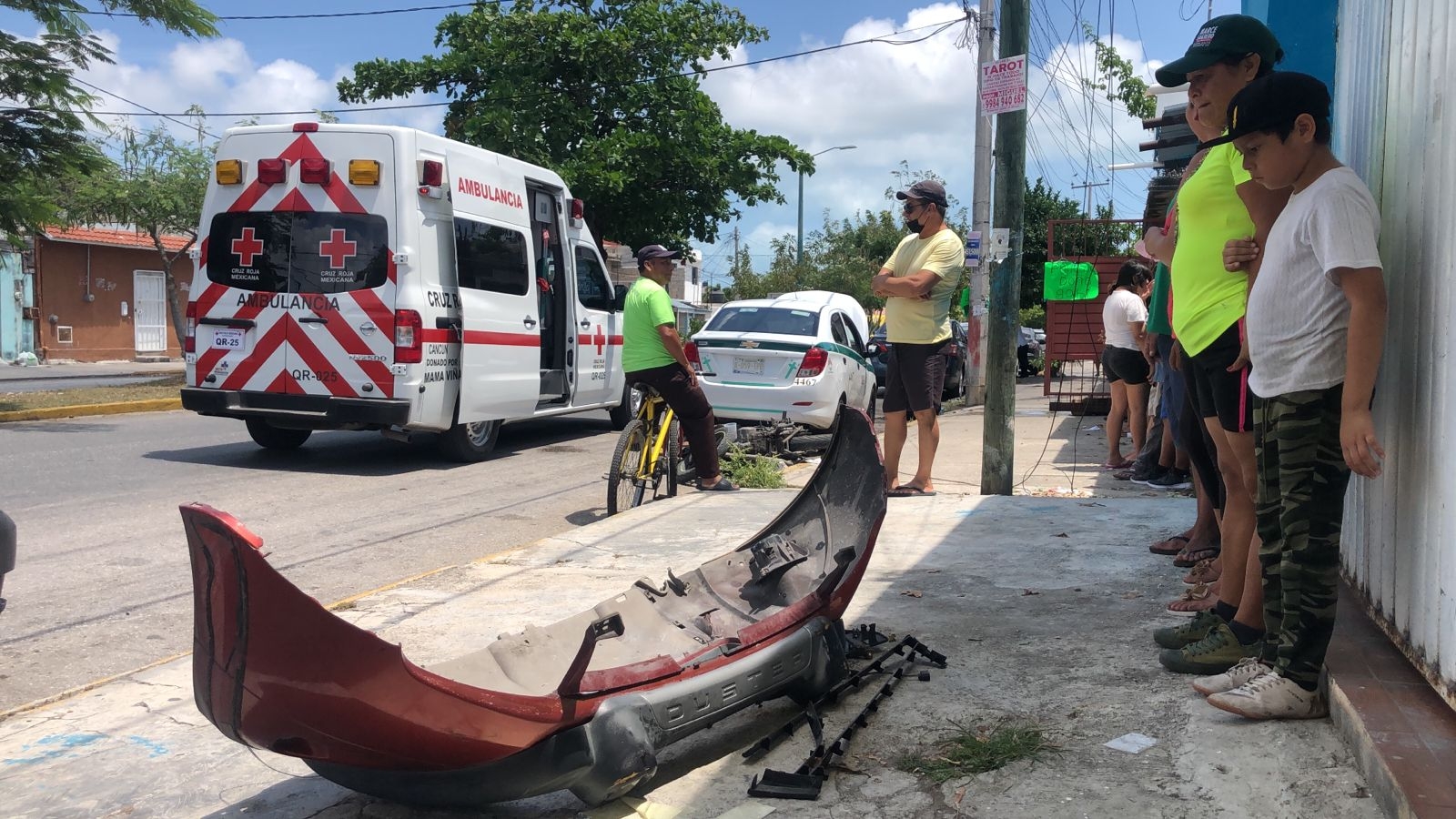 Automovilista atropella a dos y huye en la Región 91 de Cancún