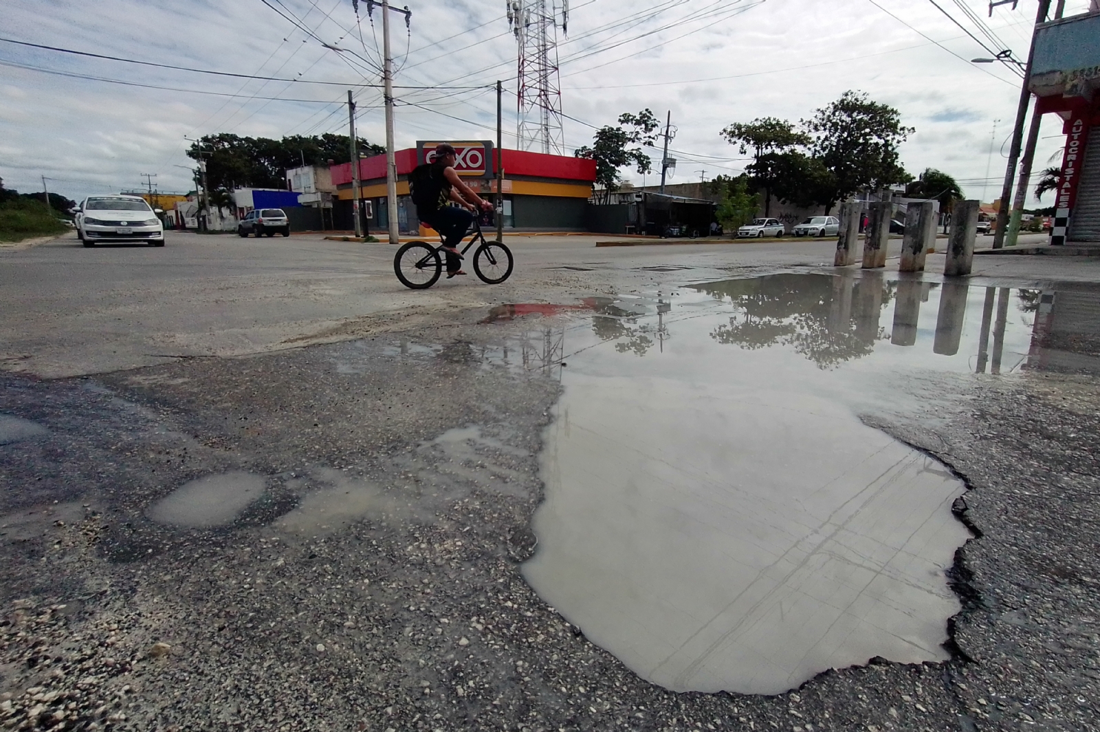 En uno de los municipios de Quintana Roo, más de medio millón de personas se quejan sobre el estado de las vialidades