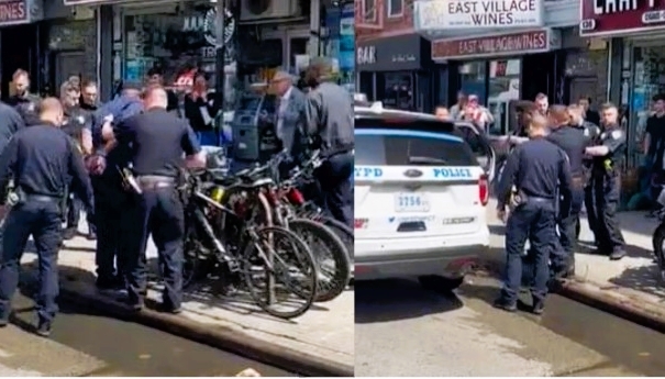 En un video se registró la captura del presunto responsable del tiroteo en el metro de NY. Foto: Captura de pantalla