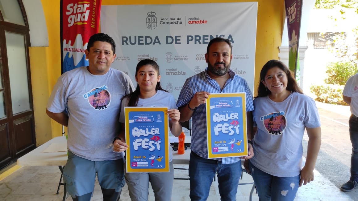 Rueda de prensa sobre el primer "Roller Fest" que se llevará a cabo en la ciudad