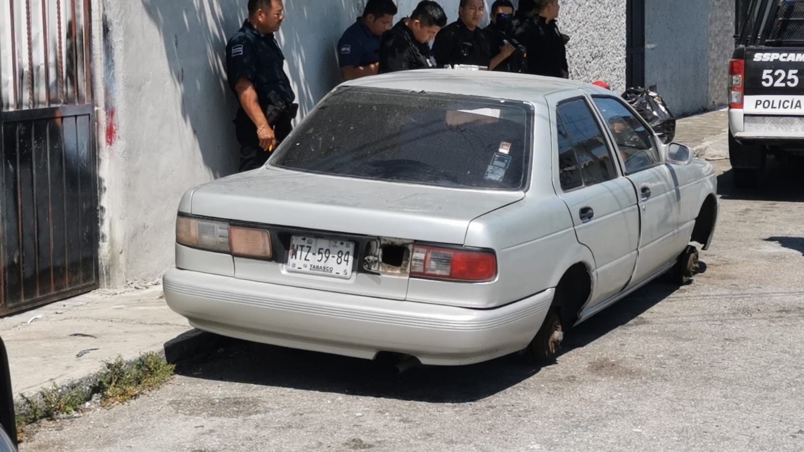 Ciudad del Carmen: Desvalijan vehículo con reporte de robo en Tabasco