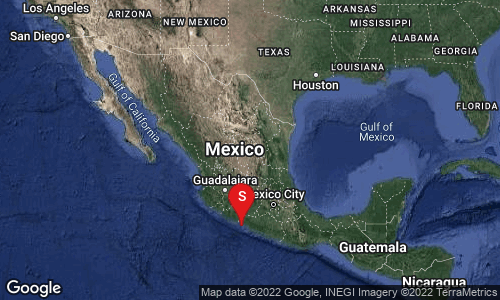 El Servicio Sismológico Nacional detalló que el sismo ocurrió a 39 kilómetros al oeste de Zihuatanejo