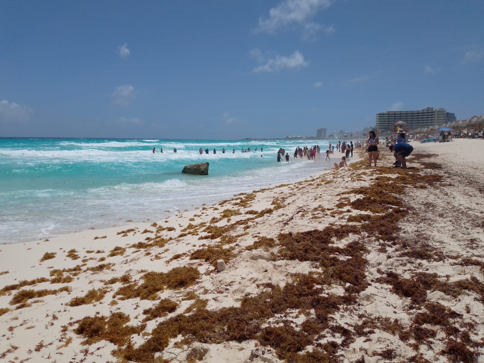 Las temperaturas en la Península de Yucatán oscila entre los 30 y 36 grados centígrados, según The Weather Channel