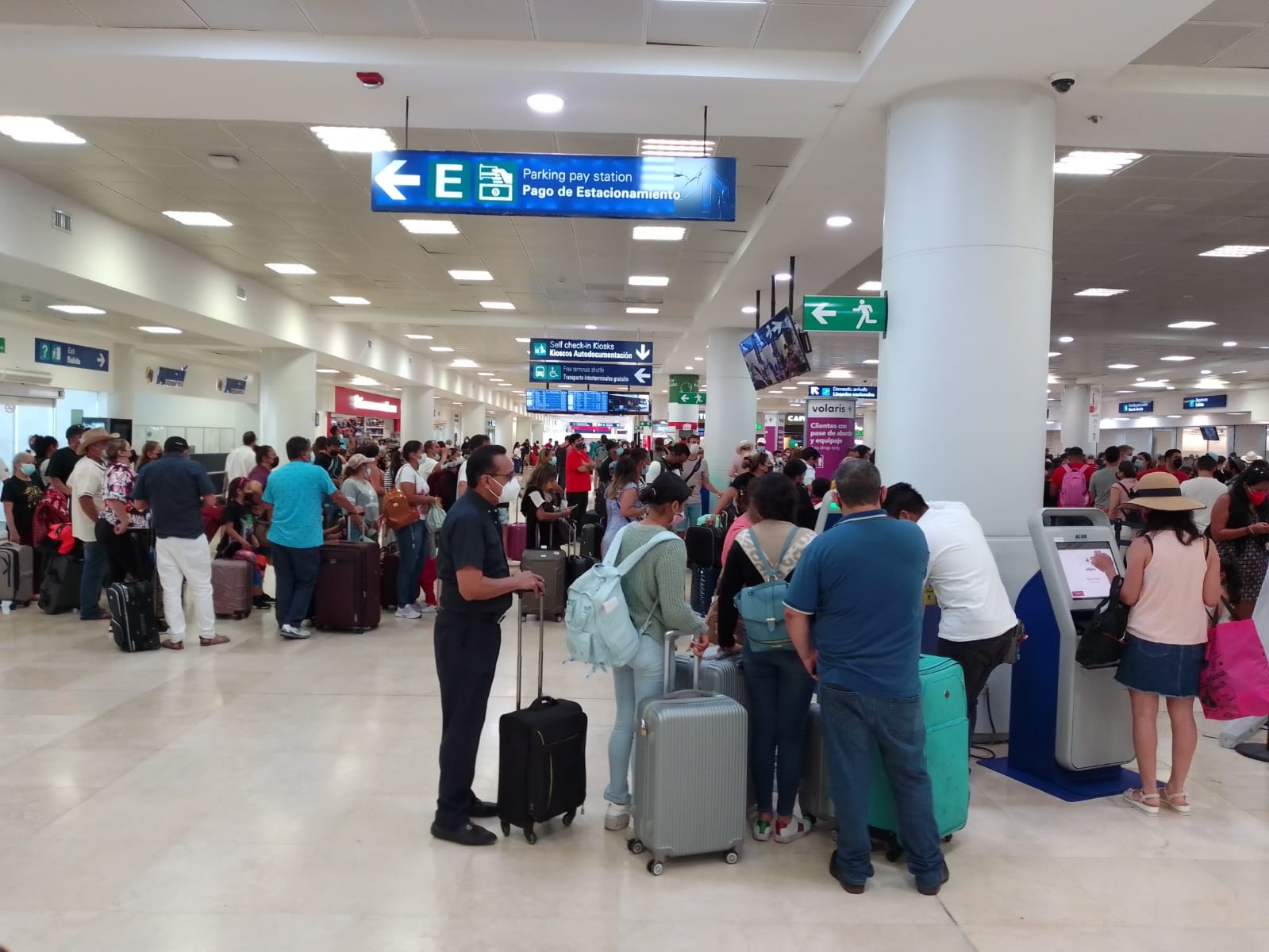 Salidas a Bogotá y Punta Cana son algunas de las que registraron atrasos en el aeropuerto de Cancún