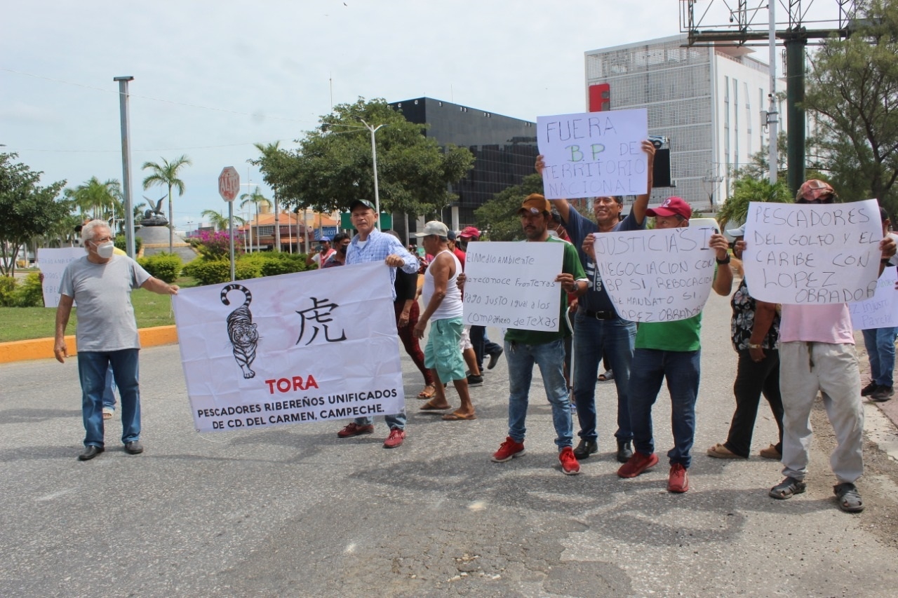 Pescadores de Campeche han manifestado en varias ocasiones las afectaciones de aquel daño ecológico hecho en 2010