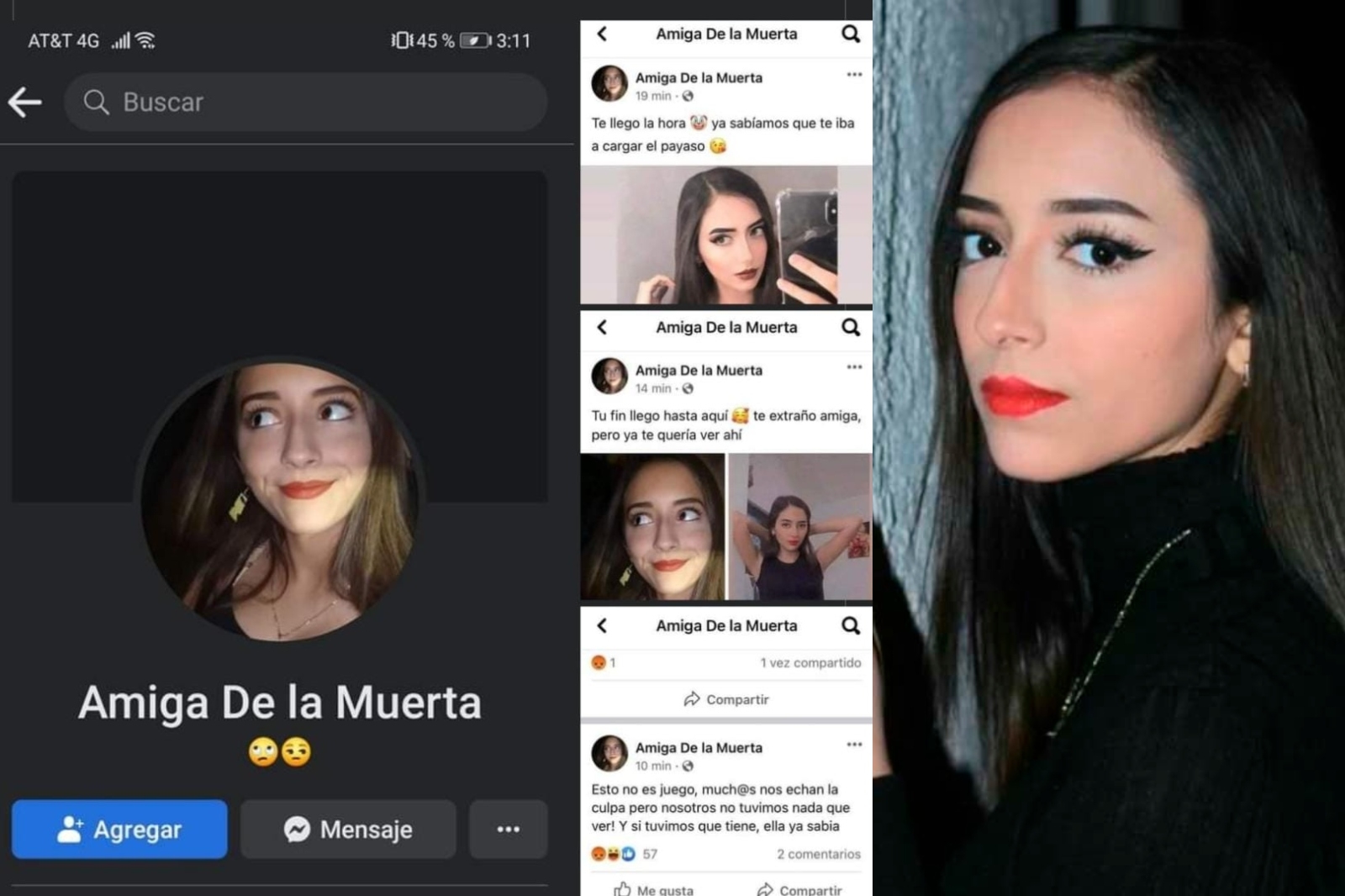 Los usuarios de Facebook pidieron la intervención de la Policía Cibernética para dar con el dueño de la cuenta, que apareció tras la muerte de Debanhi Escobar