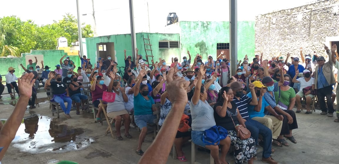 Tren Maya: Ejidatarios de Pocboc mantendrán bloqueo a grupo Carso pese a acuerdo